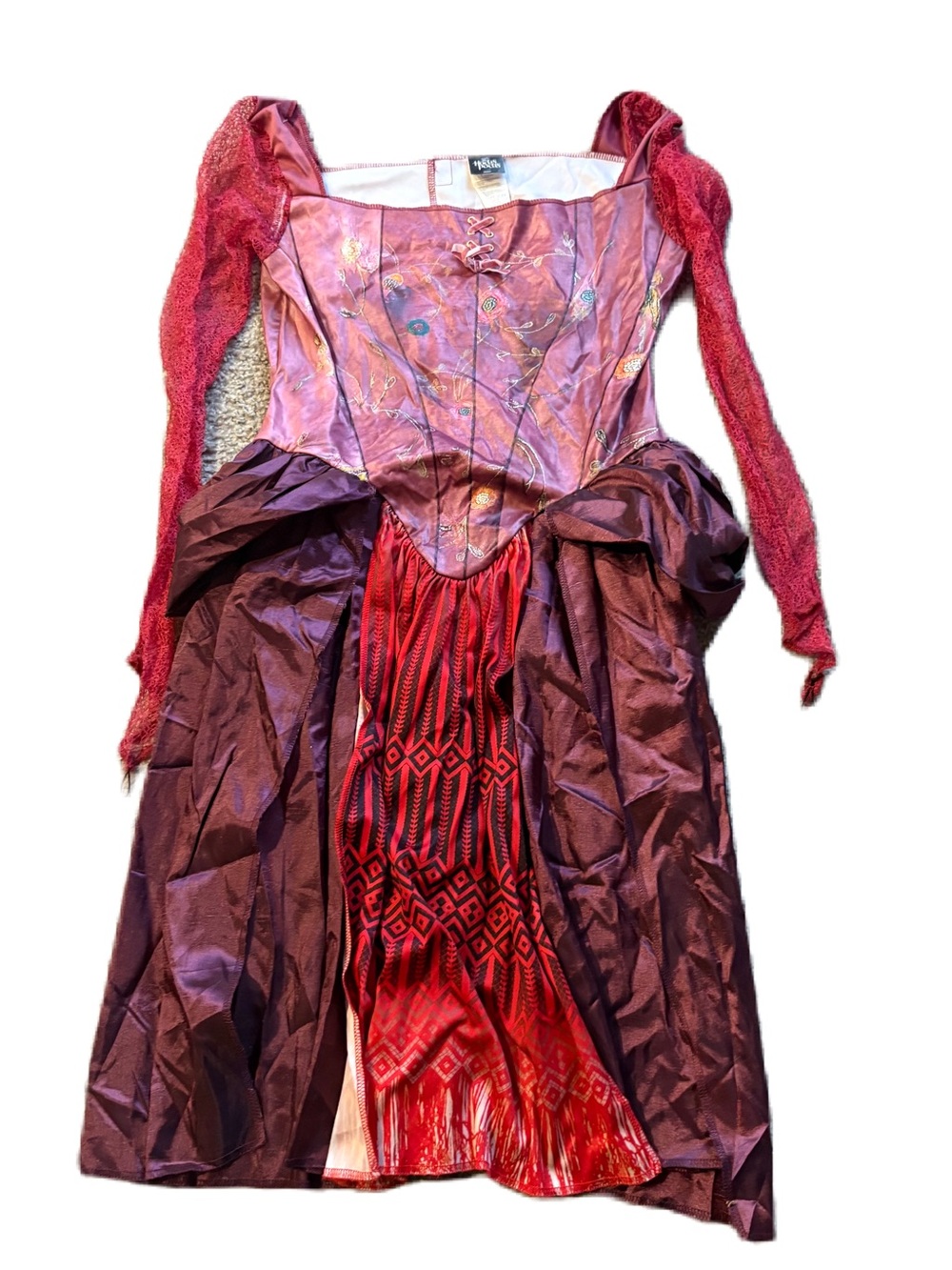 Disney Hocus Pocus Sarah Sanderson Dress Costume Medium 8-10 Halloween women